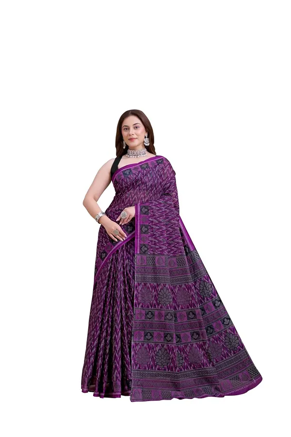 Tamaira_Fashion_Women_S_Geometric_Printed_Pure_Soft_Cotton_Mulmul_Saree_Without_Blouse_Piece_11743_Parent