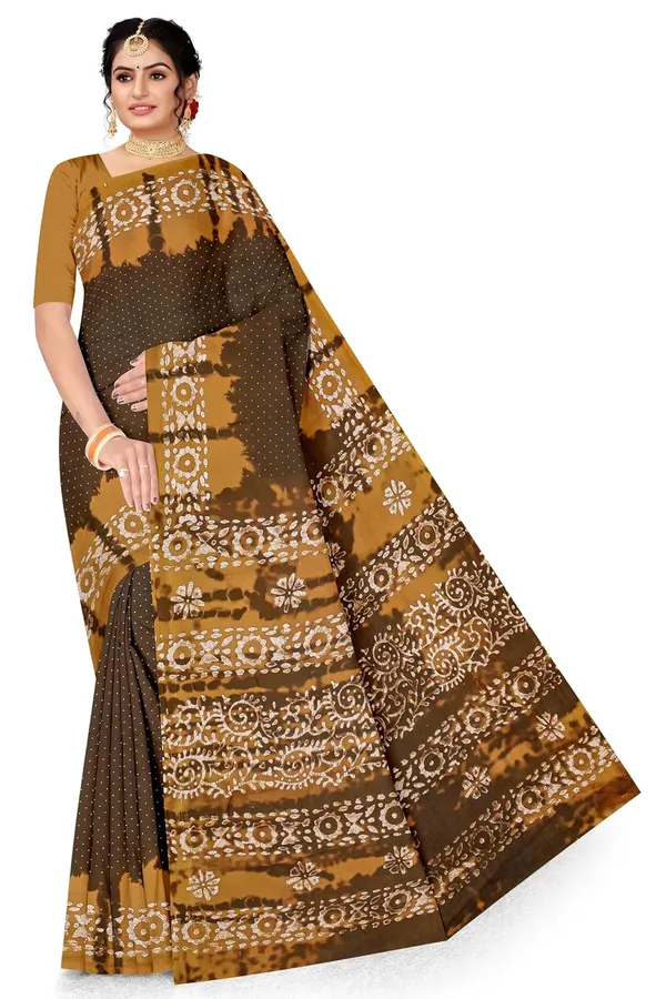 Tamaira_Fashion_Women_S_Plain_Weave_Pure_Cotton_Saree_Without_Blouse_Piece