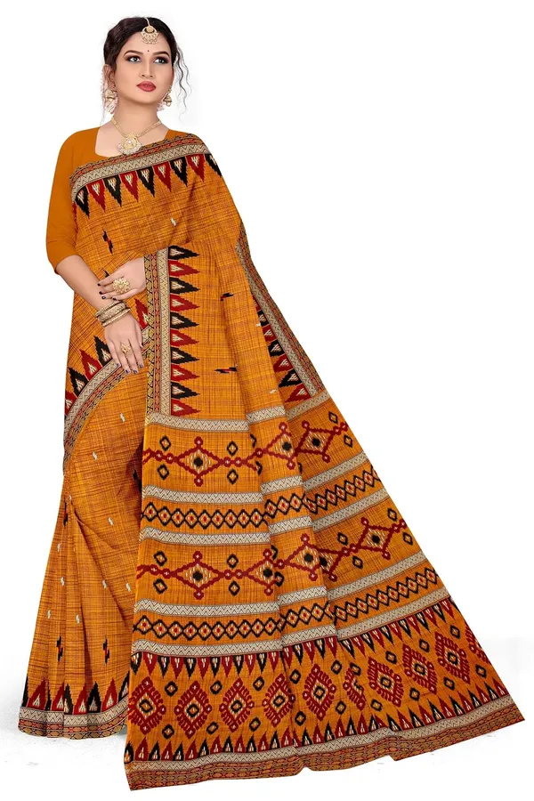 Tamaira_Fashion_Women_S_Sambalpuri_Printed_Pure_Soft_Cotton_Mulmul_Saree_Without_Blouse_Piece_11900_Parent