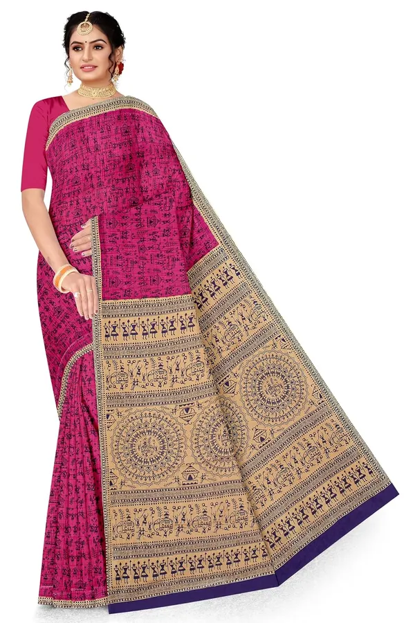 Tamaira_Fashion_Women_S_Warli_Printed_Pure_Cotton_Mulmul_Saree_Without_Blouse_Piece_2534_5_Parent
