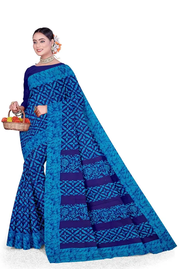 Tamaira_Fashion_Women_S_Plain_Weave_Pure_Cotton_Saree_Without_Blouse_Piece