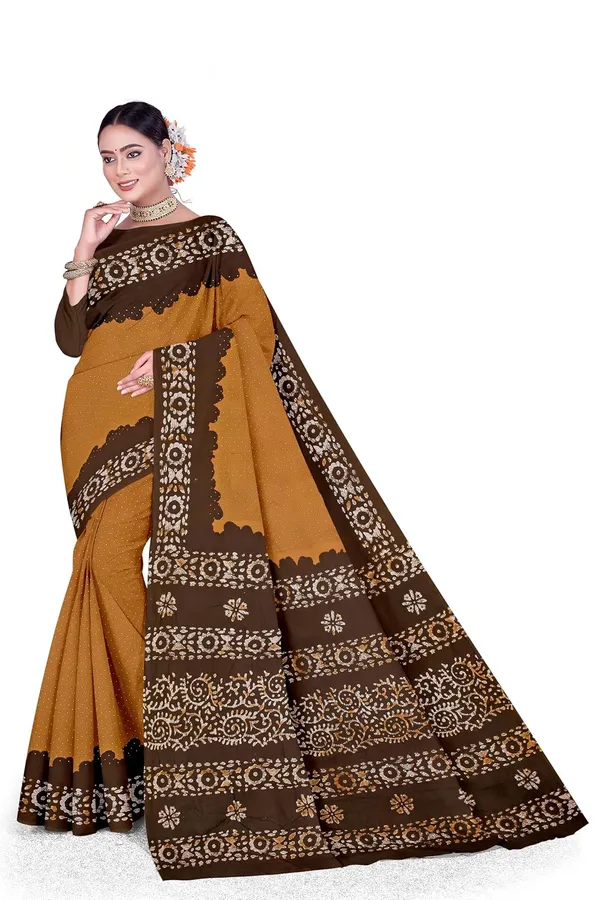 Tamaira_Fashion_Women_S_Plain_Weave_Pure_Cotton_Saree_Without_Blouse_Piece