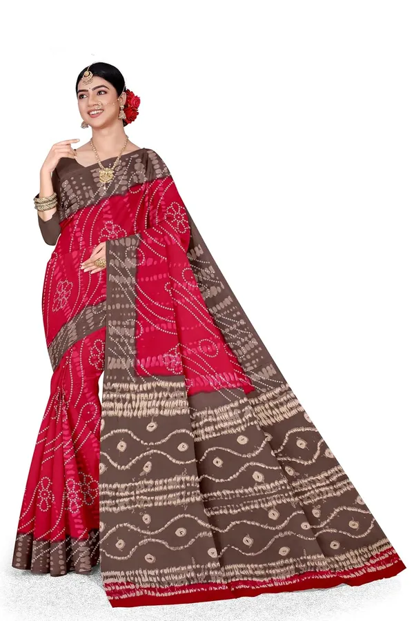Tamaira_Fashion_Women_S_Shibori_Bandhani_Printed_Pure_Cotton_Mulmul_Saree_Without_Blouse_Piece_2512_Parent