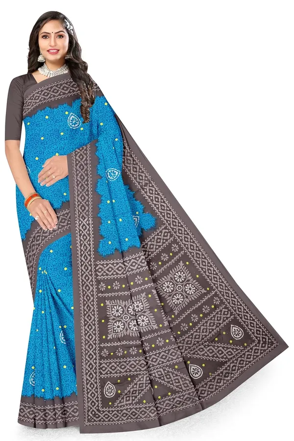 Tamaira_Fashion_Women_S_Floral_Batik_Printed_Pure_Cotton_Mulmul_Saree_Without_Blouse_Piece_11514_Parent