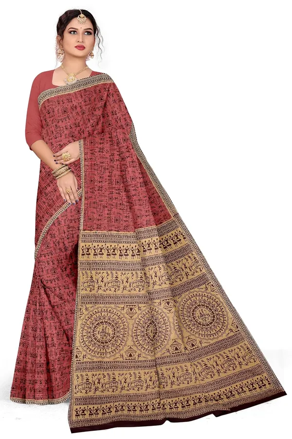 Tamaira_Fashion_Women_S_Warli_Printed_Pure_Cotton_Mulmul_Saree_Without_Blouse_Piece_2534_5_Parent