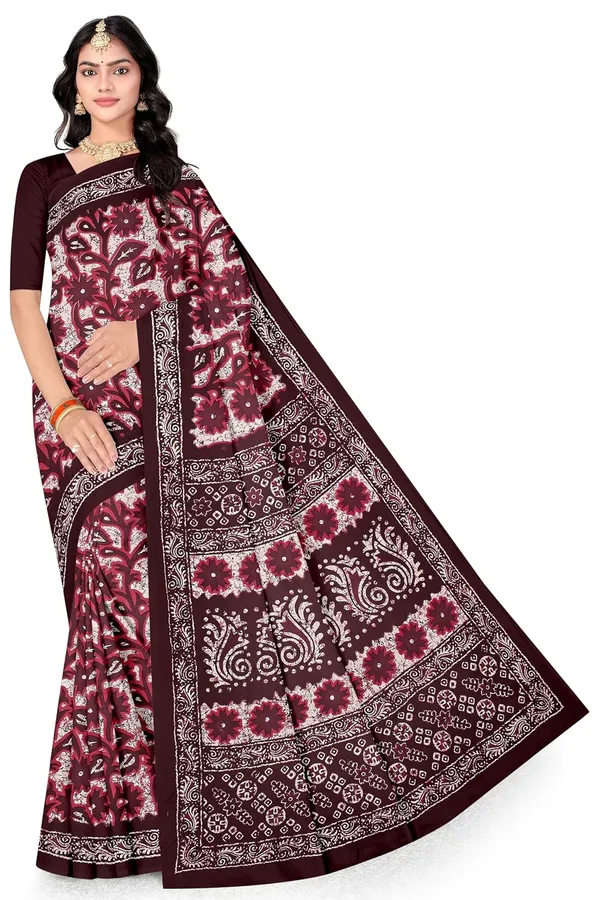 Tamaira_Fashion_Women_S_Floral_Batik_Printed_Pure_Cotton_Mulmul_Saree_Without_Blouse_Piece_11588_Parent