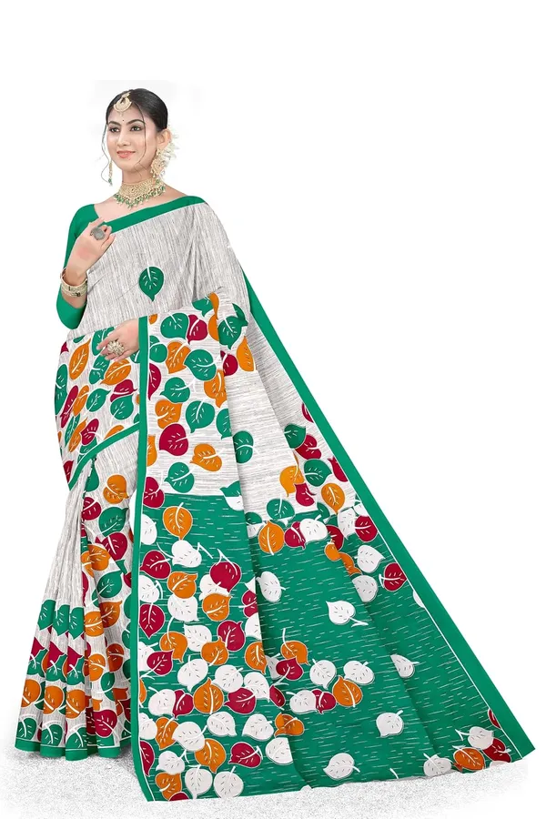 Tamaira_Fashion_Plain_Weave_Women_S_Pure_Cotton_Saree_Without_Blouse_Piece_2158_Seagreen