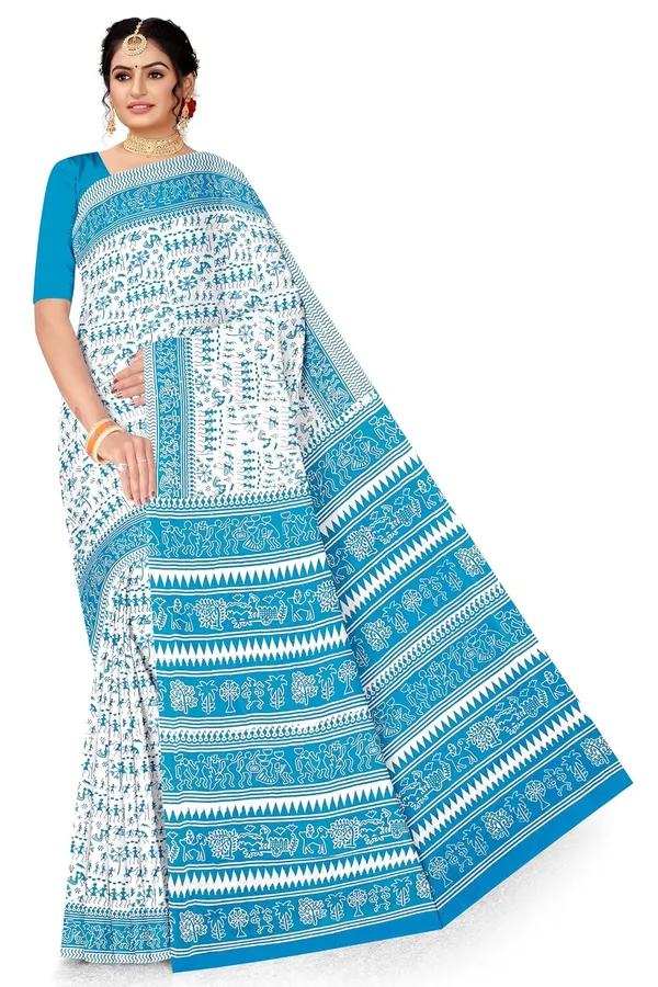 Tamaira_Fashion_Women_S_Warli_Printed_Pure_Cotton_Mulmul_Saree_Without_Blouse_Piece_2536_Parent
