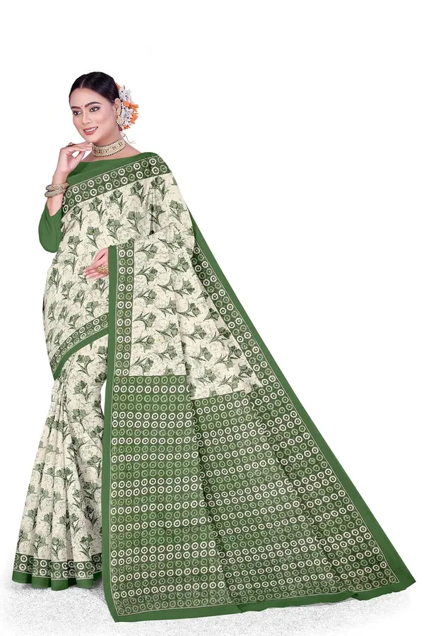 Tamaira_Fashion_Women_S_Pure_Cotton_Saree_Without_Blouse_Piece