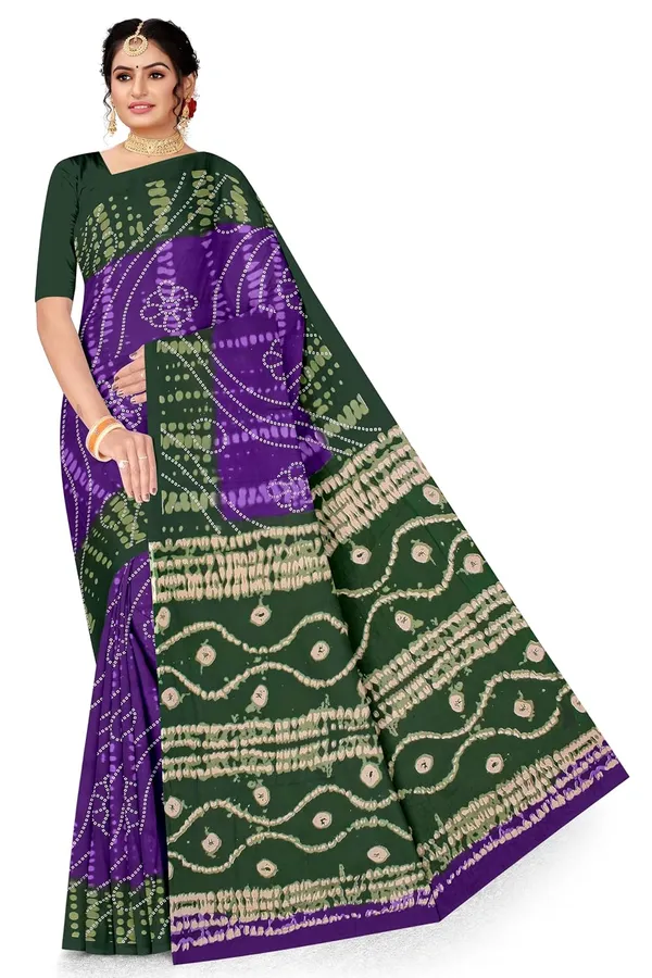 Tamaira_Fashion_Women_S_Shibori_Bandhani_Printed_Pure_Cotton_Mulmul_Saree_Without_Blouse_Piece_2512_Parent