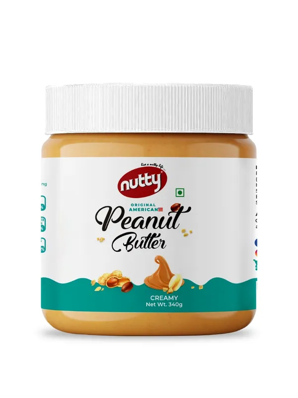 Nutty_Peanut_Butter_-_Creamy,_High_Protein,_1St_Brand_In_India_(340G)_Pack_Of_2