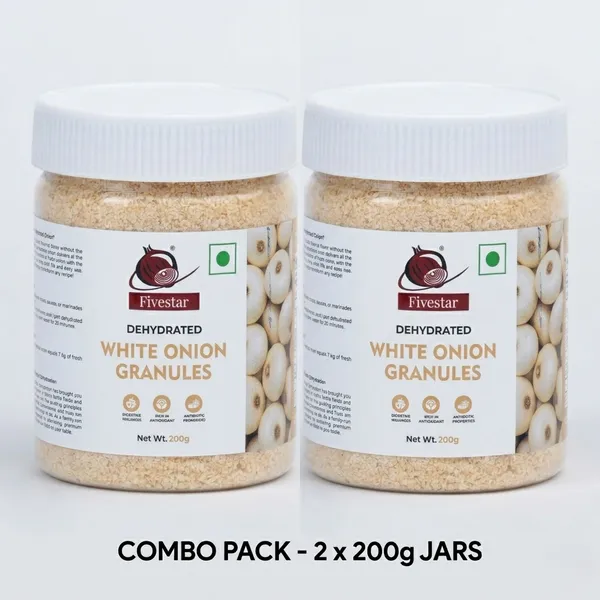 Fivestar_Dehydrated_White_Onion_Granules_-_200G_Pack_Of_2