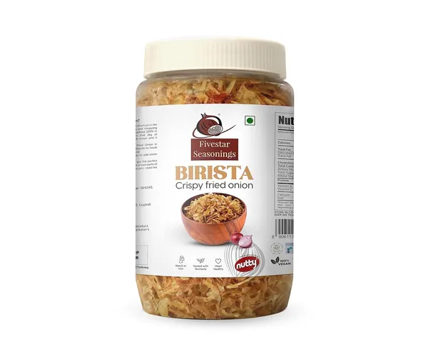 Fivestar_Seasonings_Birista_-_Crispy_Fried_Onion_250G_(Premium_Quality_Topping)_Pack_Of_2