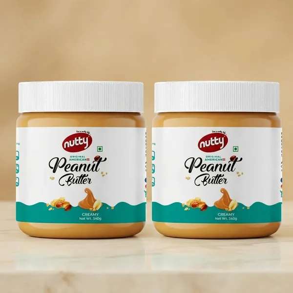 Nutty_Peanut_Butter_-_Creamy,_High_Protein,_1St_Brand_In_India_(340G)_Pack_Of_2