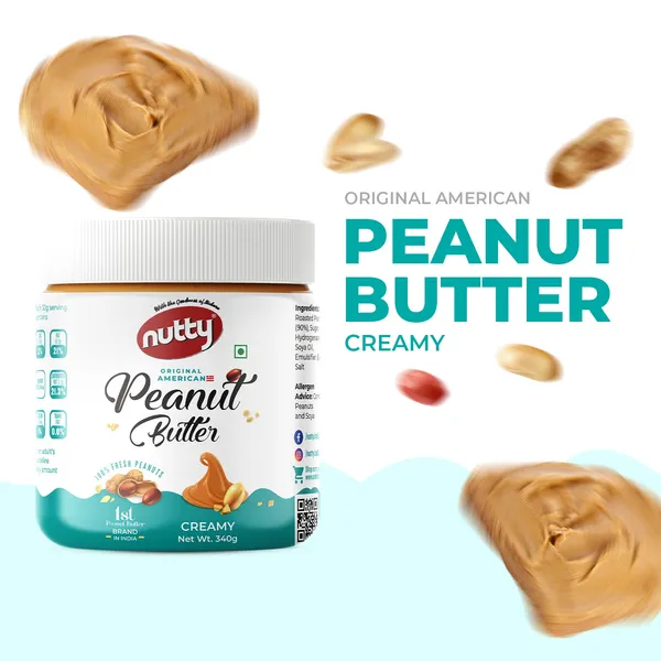 Nutty_Peanut_Butter_-_Creamy,_High_Protein,_1St_Brand_In_India_(340G)_Pack_Of_2