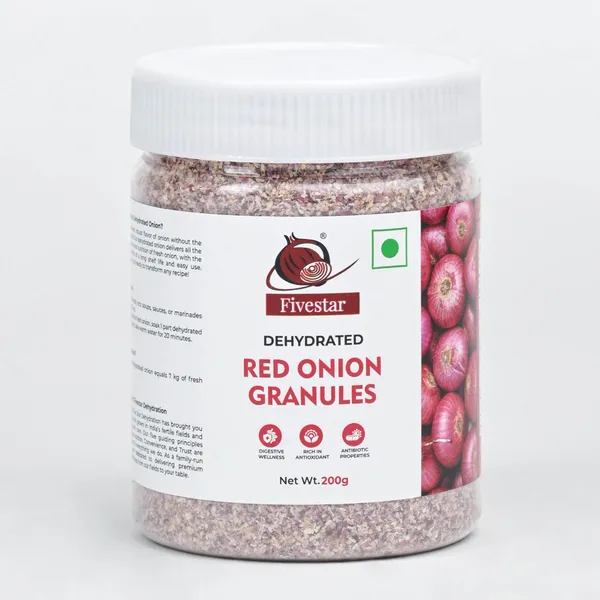 Fivestar_Dehydrated_Red_Onion_Granules_-_200G_Pack_Of_2