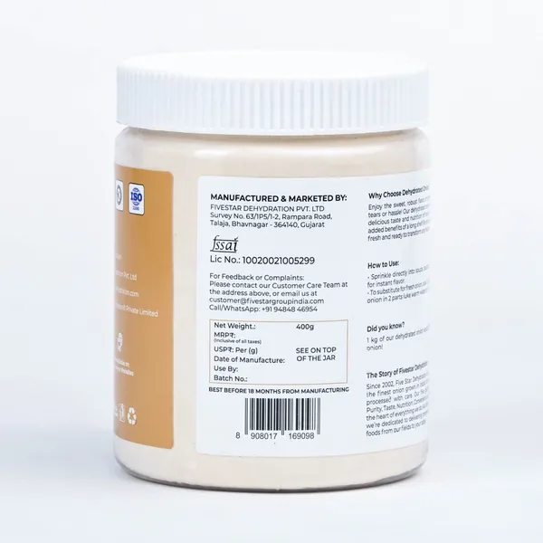 Fivestar_Dehydrated_White_Onion_Powder_-_400G_Pack_Of_2