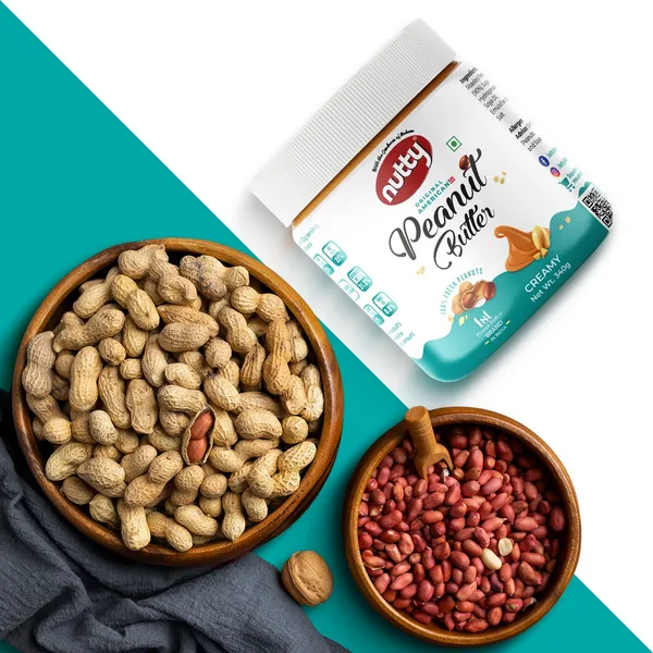 Nutty_Peanut_Butter_-_Creamy,_High_Protein,_1St_Brand_In_India_(340G)_Pack_Of_2