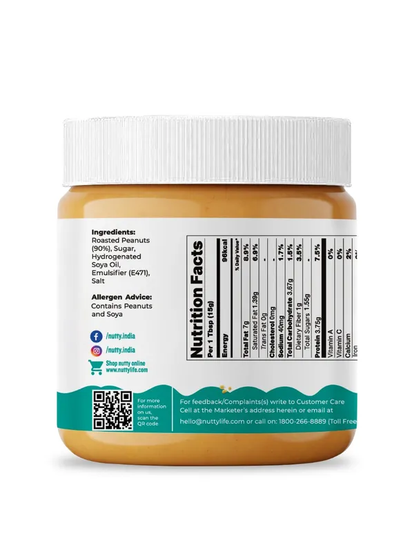 Nutty_Peanut_Butter_-_Creamy,_High_Protein,_1St_Brand_In_India_(340G)_Pack_Of_2