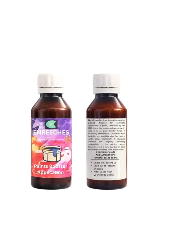 Enreeches_Paint_Enhancer_[Eco_Friendly_Enzymatic_Additive_For_Water_Base_paint]40Ml_-_Pack_Of_2