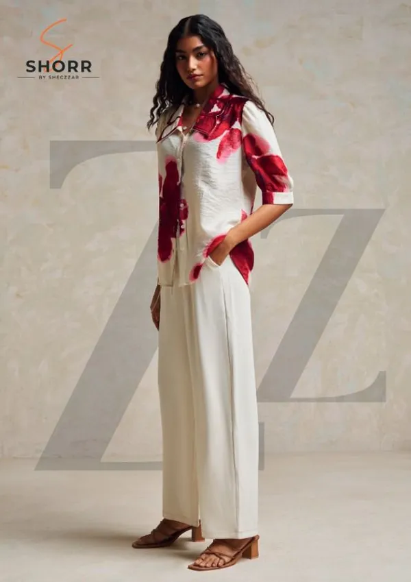 Off_White_And_Maroon_Floral_Print_Kurta_For_Women