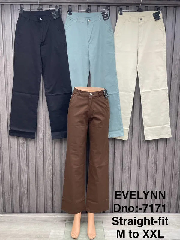 Blue_Cotton_Straight_Fit_Casual_Trousers_For_Women