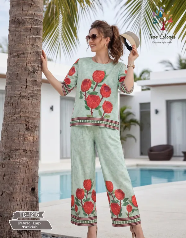 Green_Printed_Tulip_Floral_Turkish_Imp_Coord_Set_For_Women