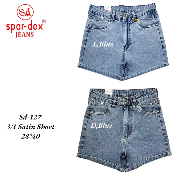 Light_Blue_High_Waist_Denim_Shorts_For_Women
