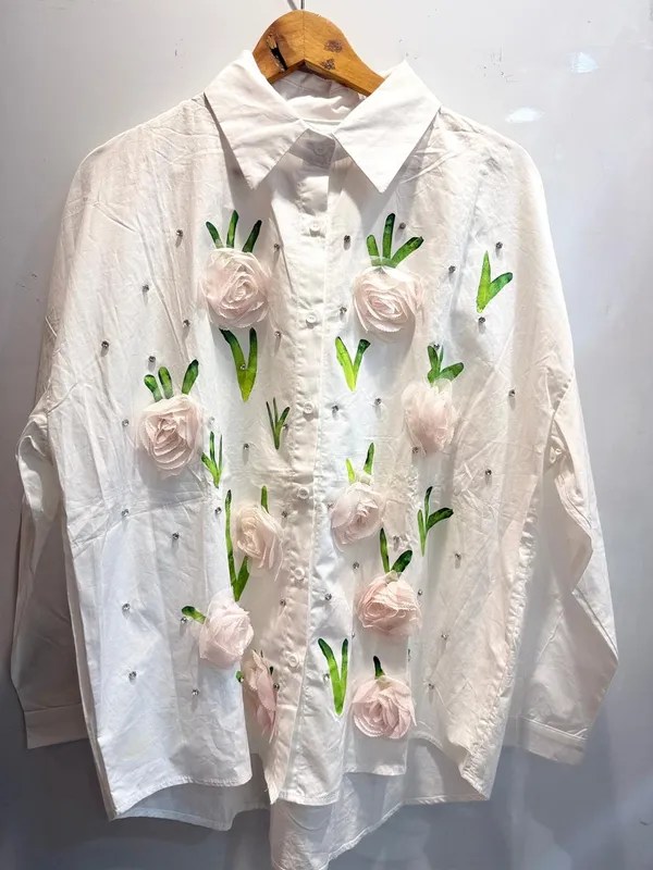 White_Cotton_Floral_Embroidered_Collar_Shirt_For_Women