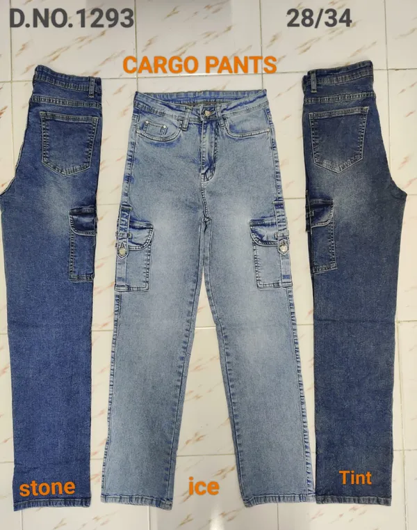 Denim_Cargo_Pants_For_Women_In_Ice_Stone_And_Tint_Shades