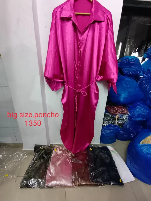 Pink_Satin_Oversized_Poncho_Robe_With_Belt
