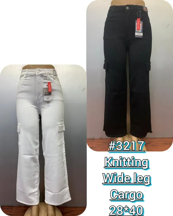 White_Cotton_Cargo_Wide_Leg_Pants_For_Women