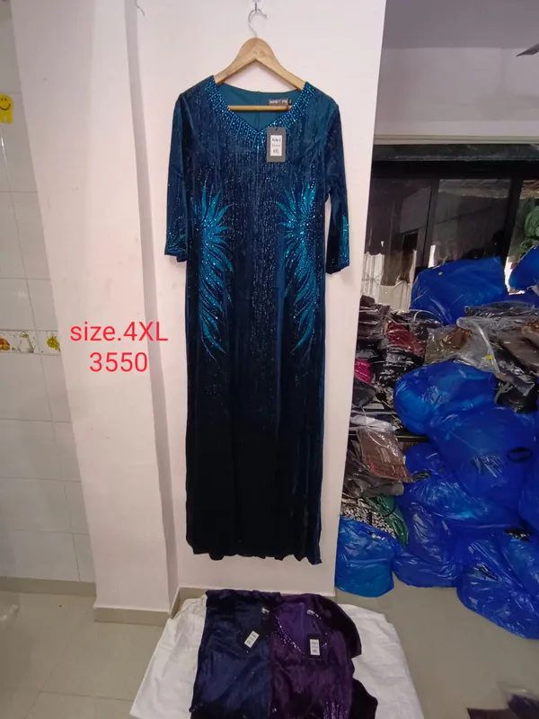 Blue_Embellished_Full_Length_Dress_For_Women