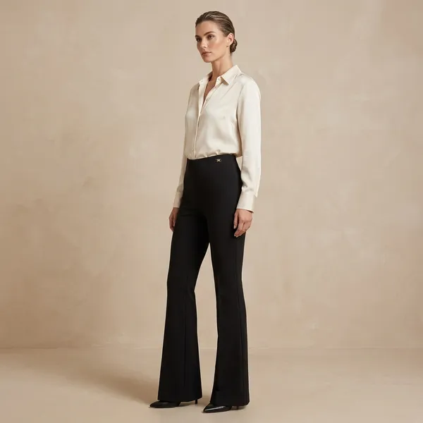 Navy_Blue_High_Waist_Flare_Trousers_For_Women