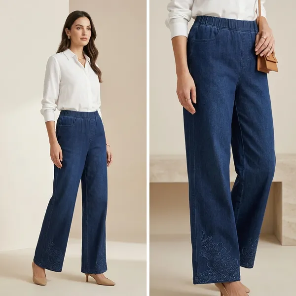 Navy_Blue_Denim_Embroidered_Wide_Leg_Palazzo_Pants_For_Women