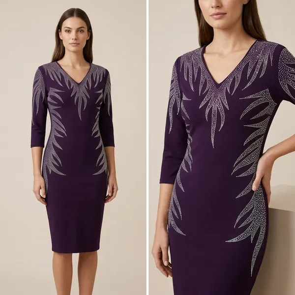 Purple_Embellished_Bodycon_Dress_For_Women