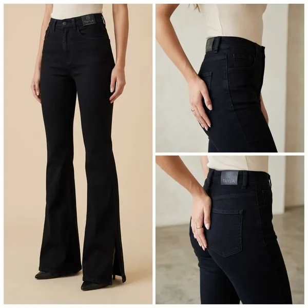 Black_Denim_Slit_Cut_Bell_Bottom_Jeans_For_Women