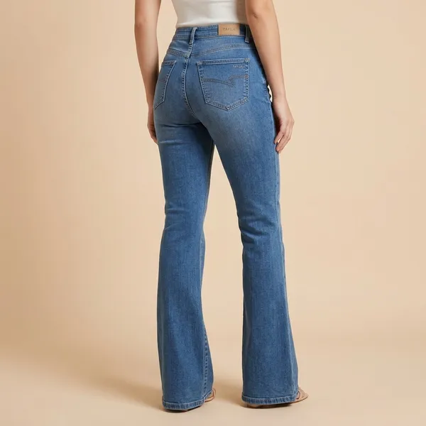 Light_Blue_Sequin_Pocket_Flared_Denim_Jeans_For_Women
