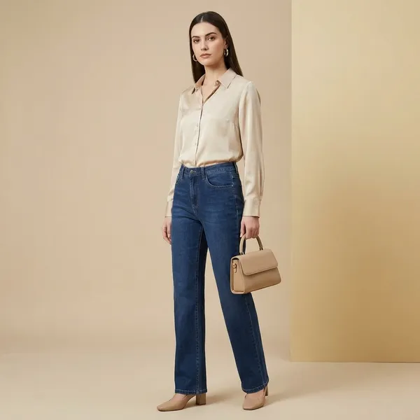 Blue_Denim_Straight_Fit_Jeans_For_Women