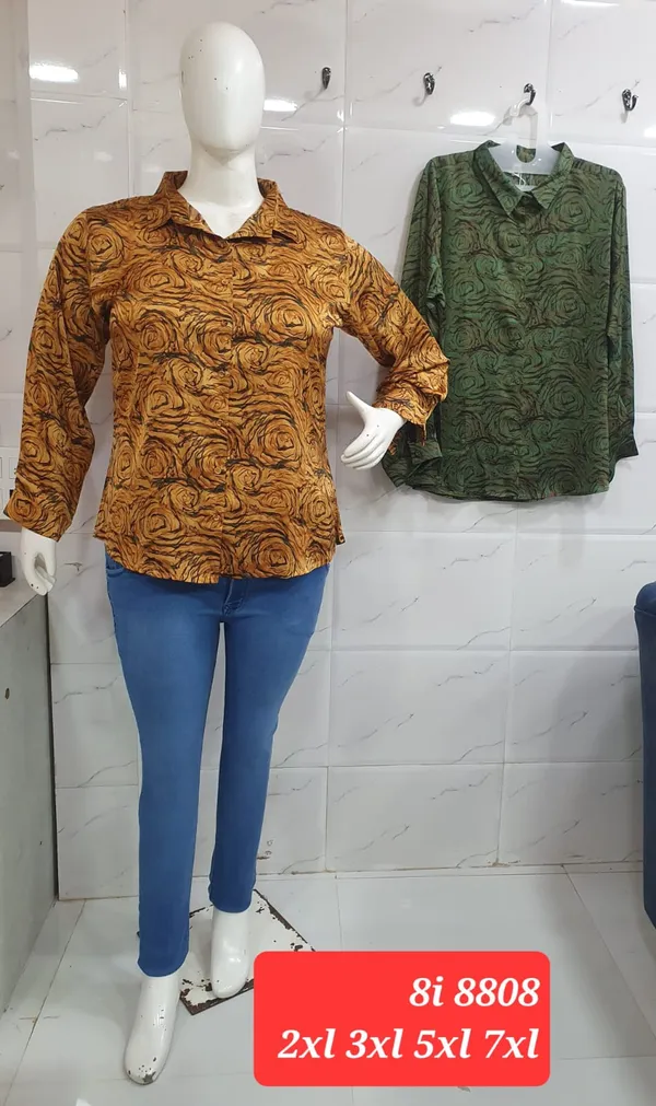 Mustard_Yellow_Printed_Full_Sleeve_Shirt_For_Women
