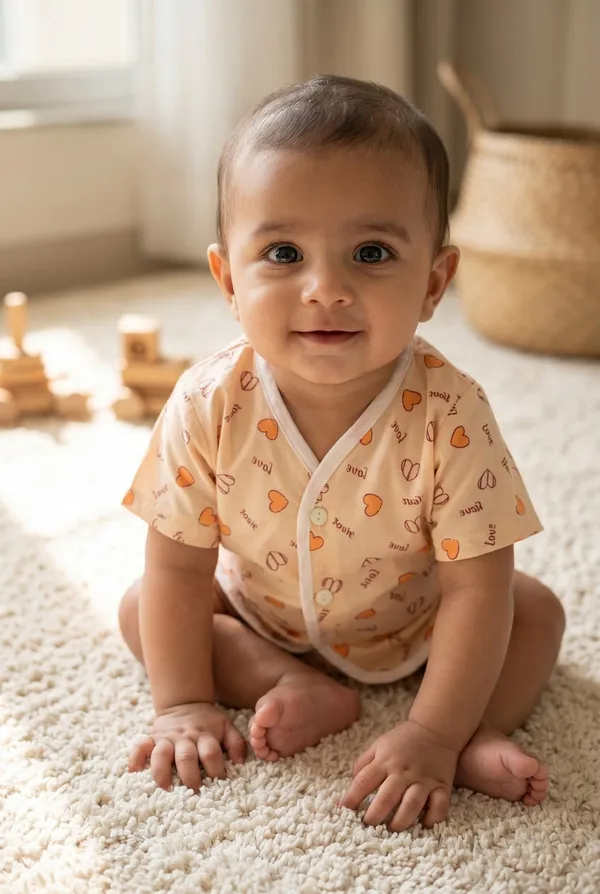 Light_Orange_Cotton_Bandi_For_Kids