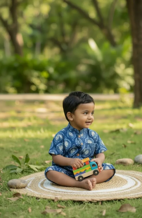 Blue_Cotton_Co-Ord_Set_For_Kids