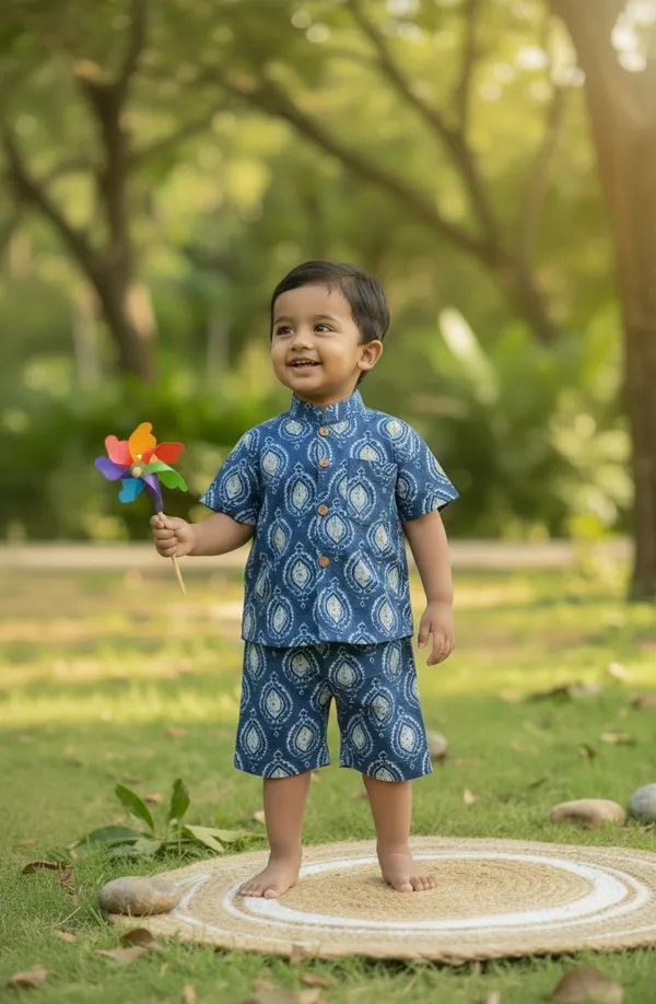 Blue_Cotton_Co-Ord_Set_For_Kids