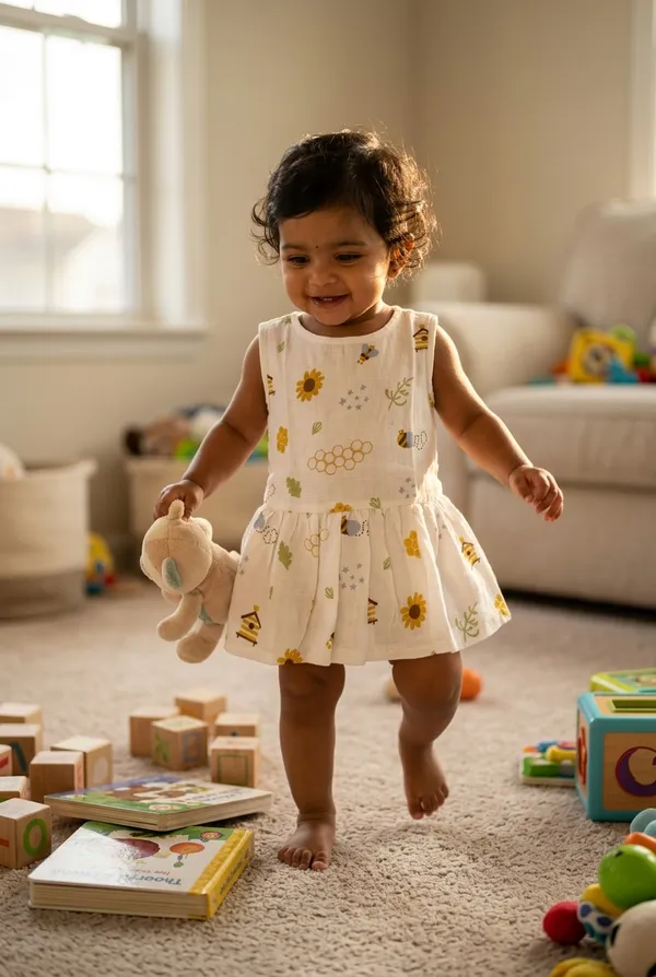 White_Muslin_Frock_For_Kids