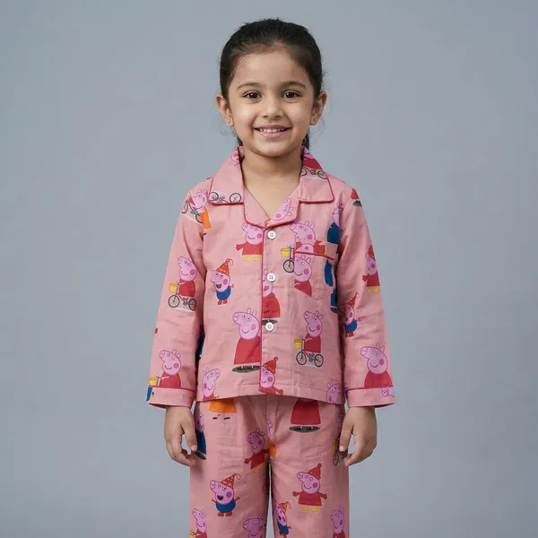 Pink_Cotton_Night_Suits_For_Kids
