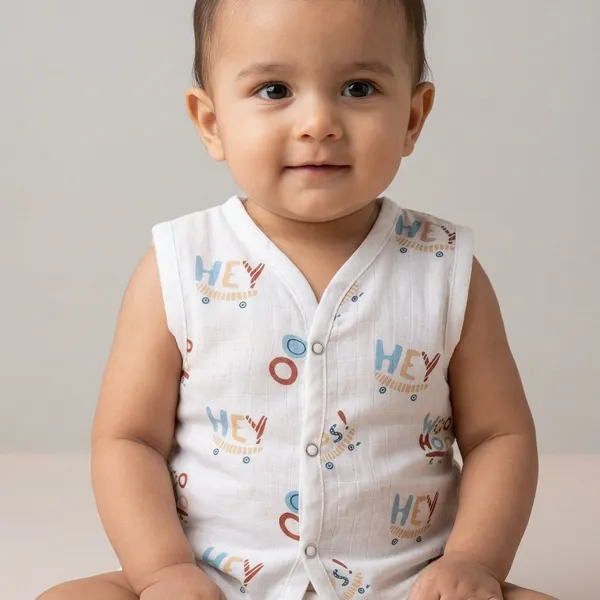 White_Muslin_Jhabla_For_Kids