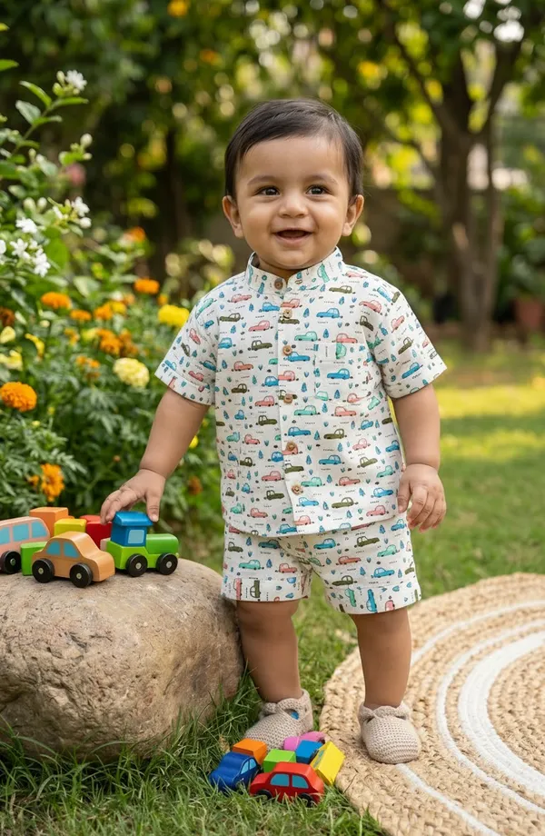 White_Cotton_Co-Ord_Set_For_Kids