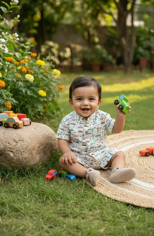 White_Cotton_Co-Ord_Set_For_Kids