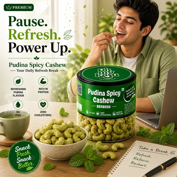 Pudina_Spicy_Mint_Flavoured_Roasted_Cashews_125G_-_Pack_of_2