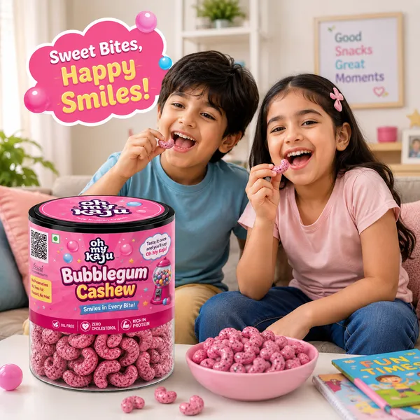 Kaju_Bubblegum_Flavour_Cashews_|_Sweet_&_Crunchy_Kids_Snack-125_gms_Pack_of_2